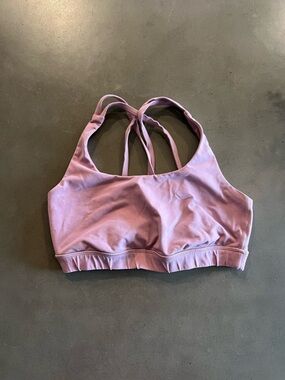 lululemon athletica Lavender Strappy Back Sports Bra